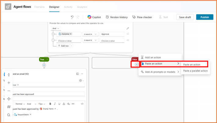 Copilot Studio: Build an agent flow that sends an approval request to ...
