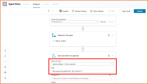 Copilot Studio: Build an agent flow that sends an approval request to ...