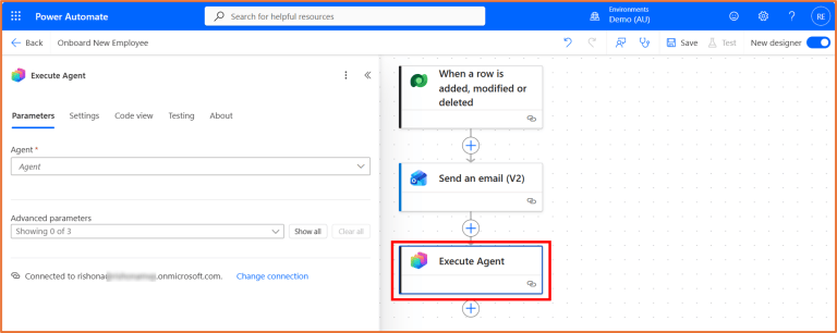 Copilot Studio/Power Automate: Call an agent to run during a flow ...